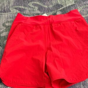 Lands' End Women's Vibrant Red Athletic Shorts